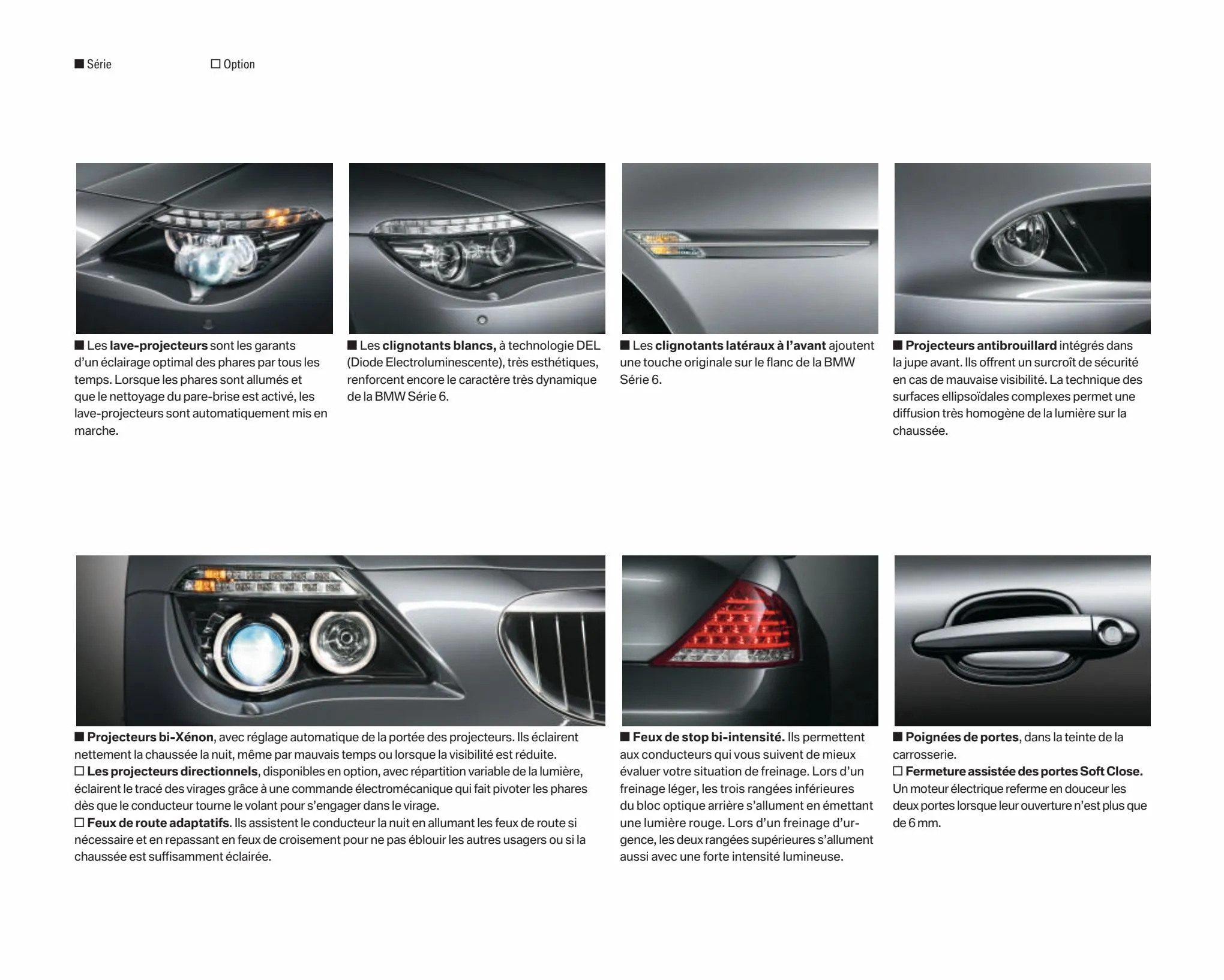 Catalogue BMW Série 6 Coupé/Cabriolet, page 00010