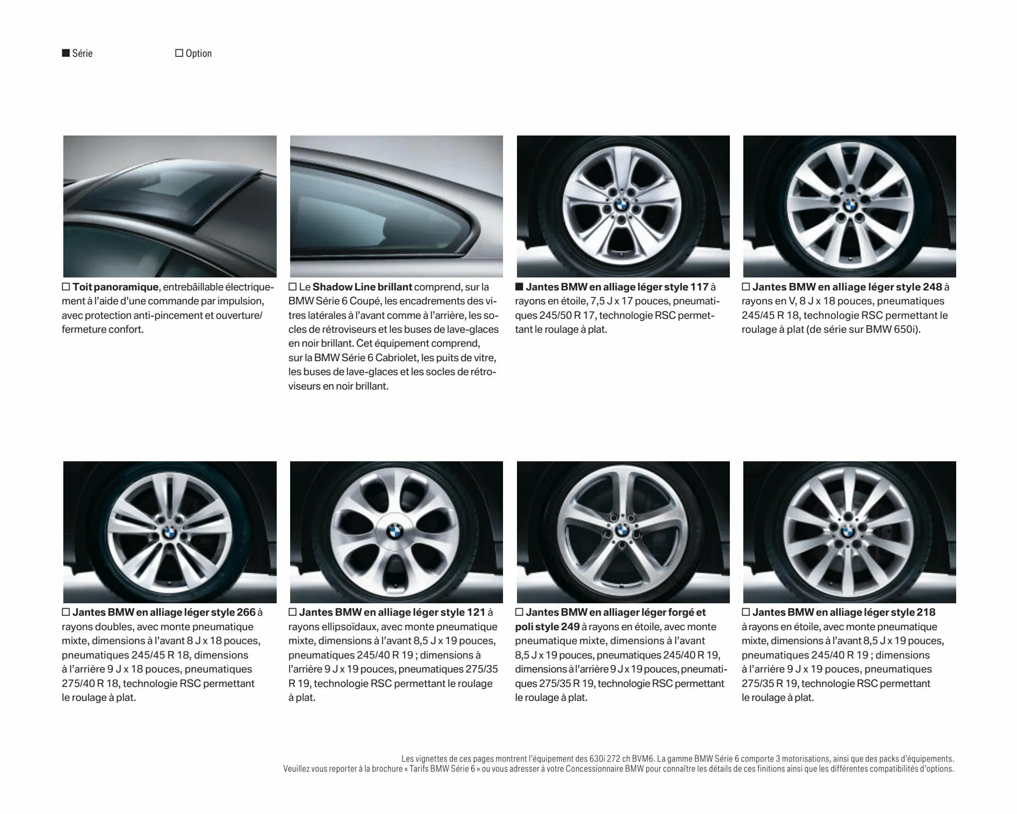 Catalogue BMW Série 6 Coupé/Cabriolet, page 00011