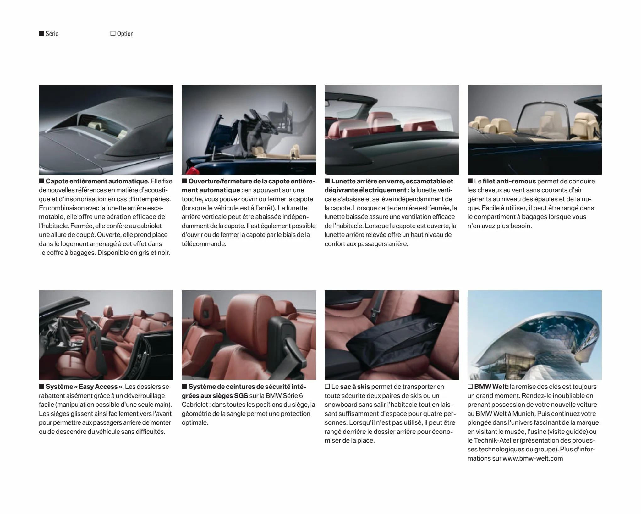 Catalogue BMW Série 6 Coupé/Cabriolet, page 00018