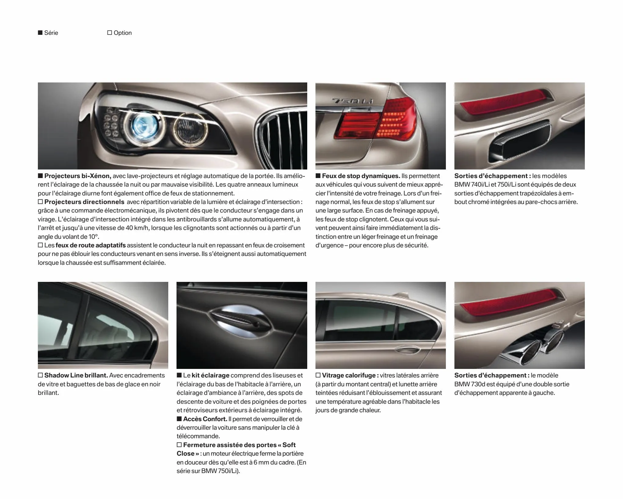 Catalogue BMW Série 7, page 00013