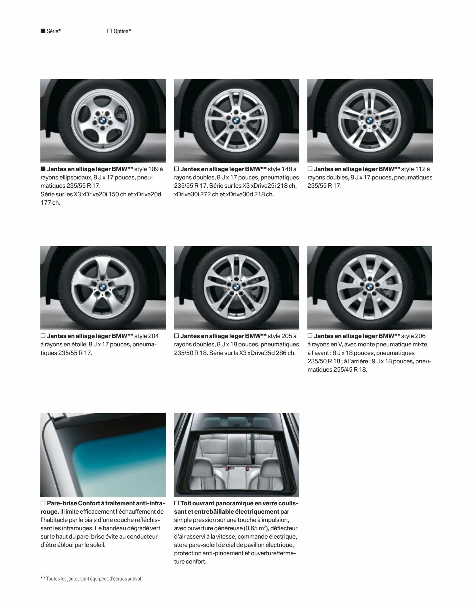 Catalogue BMW X3, page 00009