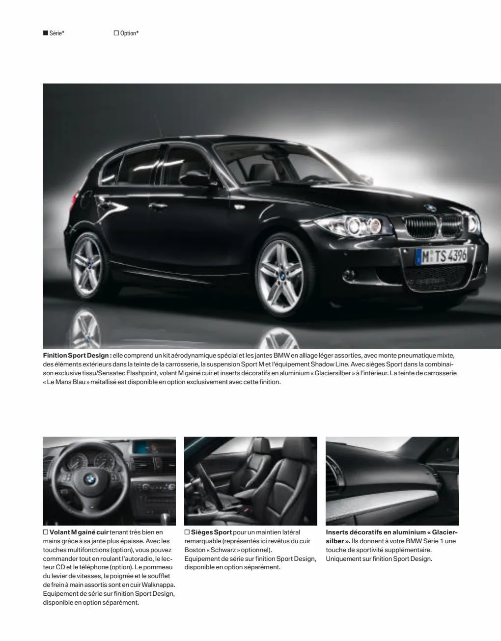 Catalogue BMW Série 1 Berline, page 00016
