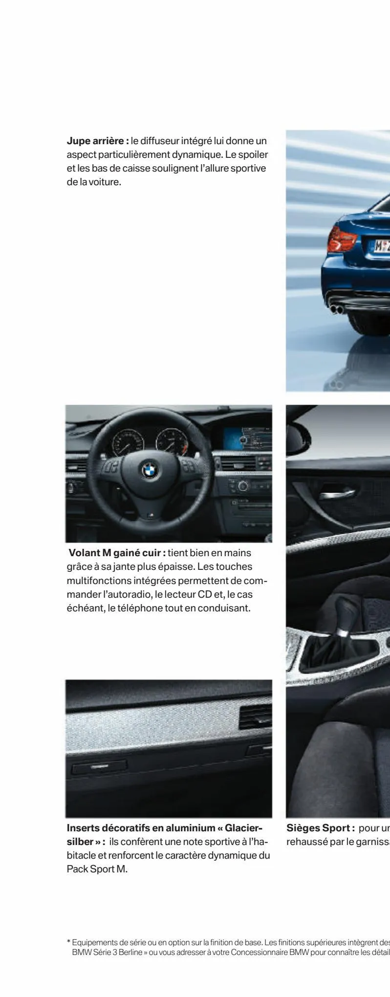Catalogue BMW Série 3 Berline, page 00036