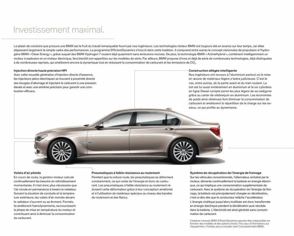 Catalogue BMW Série 7, page 00022