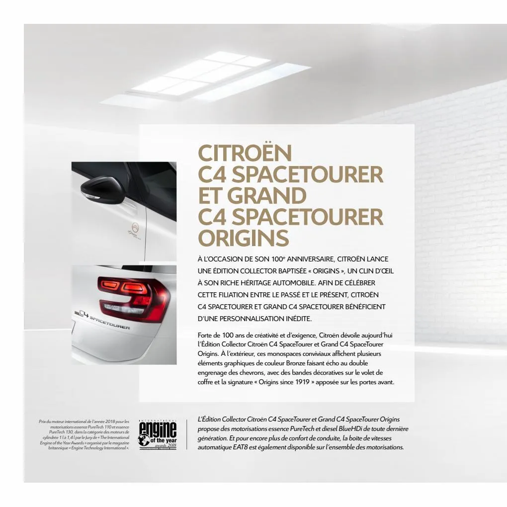 Catalogue Citroën C4 Spacetourer Et Grand C4 Spacetourer Origin, page 00002