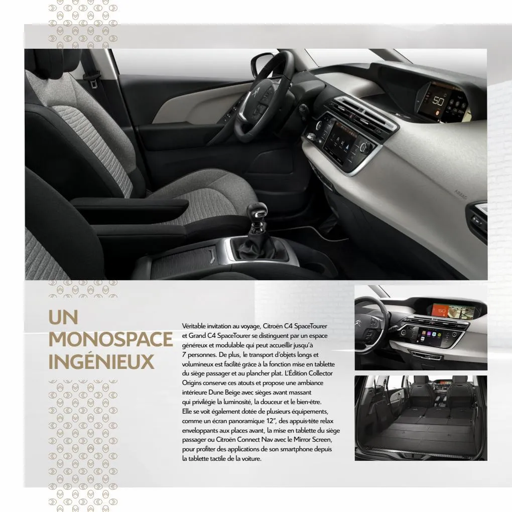 Catalogue Citroën C4 Spacetourer Et Grand C4 Spacetourer Origin, page 00004
