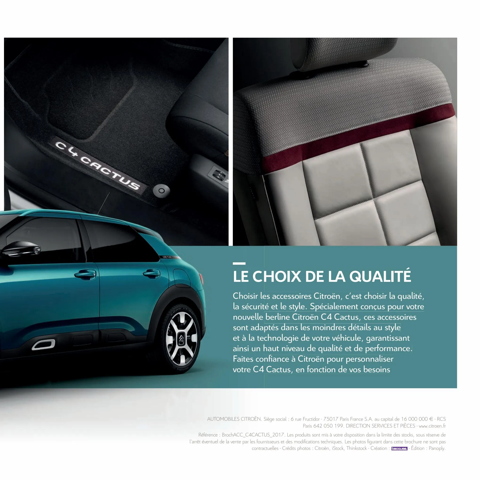 Catalogue Citroën C4 Cactus Catalogue Accessoires, page 00003