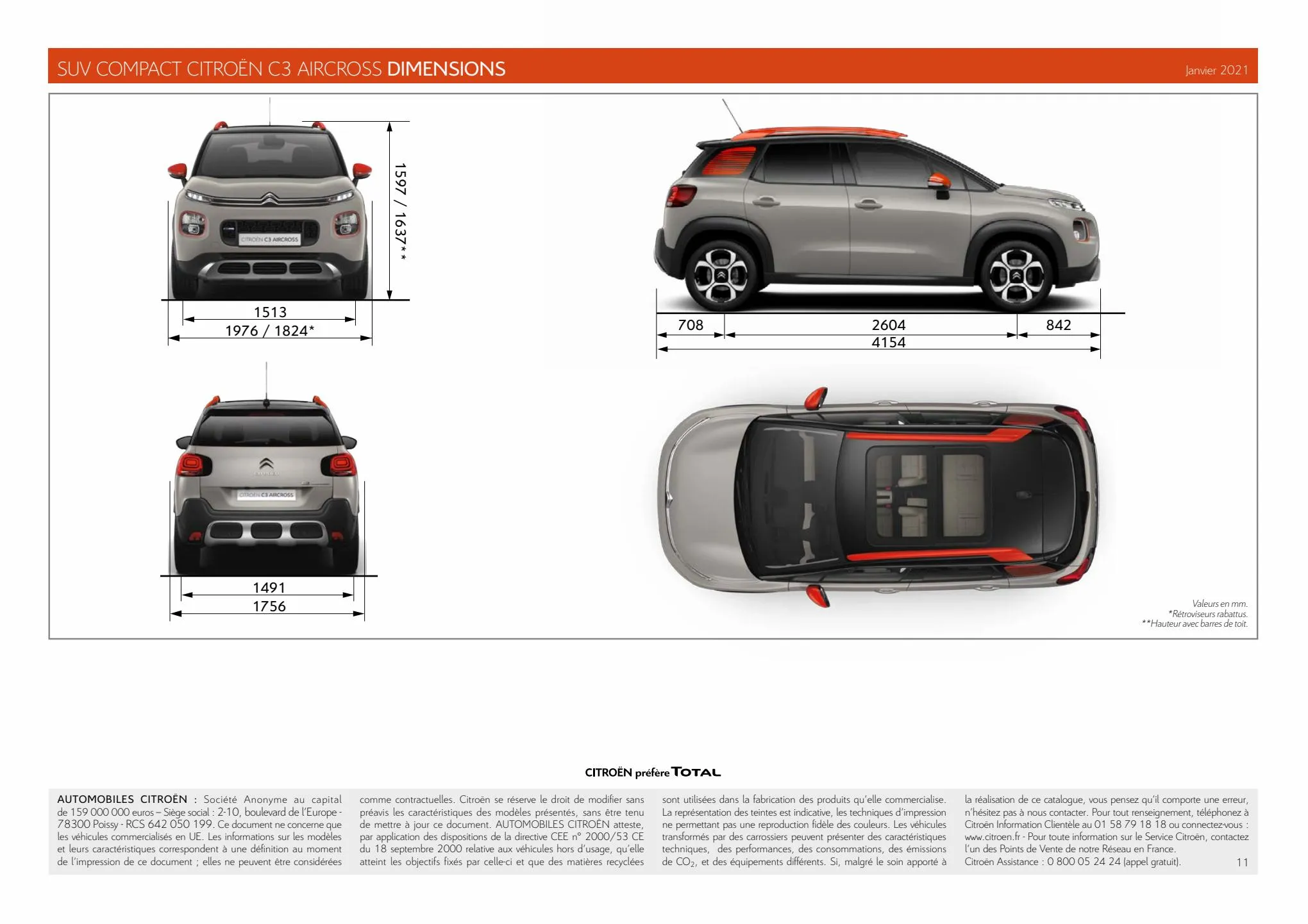 Catalogue Citroën C3 Aircross, page 00011