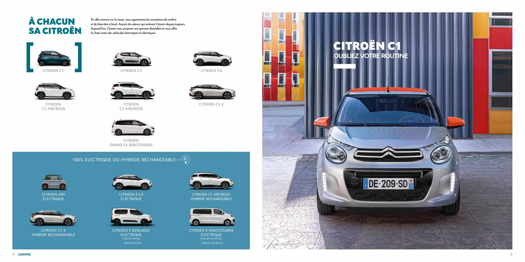 Catalogue Citroën C1, page 00003