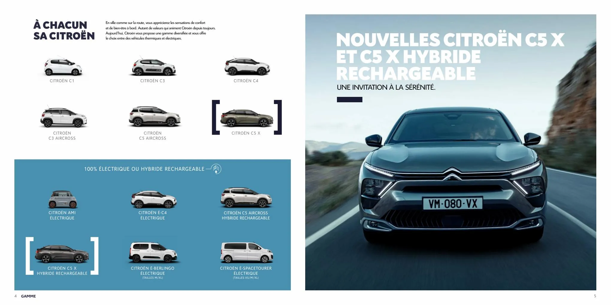Catalogue Citroën NOUVELLE C5 X, page 00003