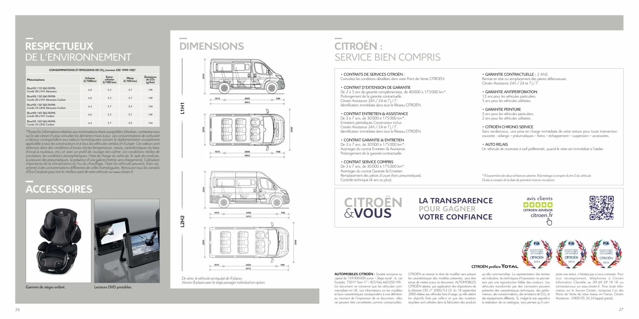 Catalogue Citroën Jumper Combi, page 00014