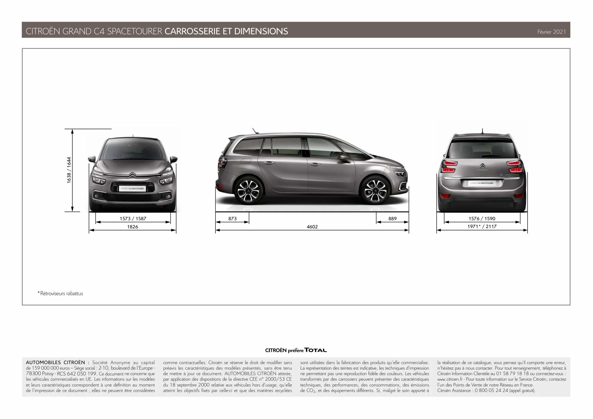 Catalogue Citroën GRAND C4 SpaceTourer, page 00010