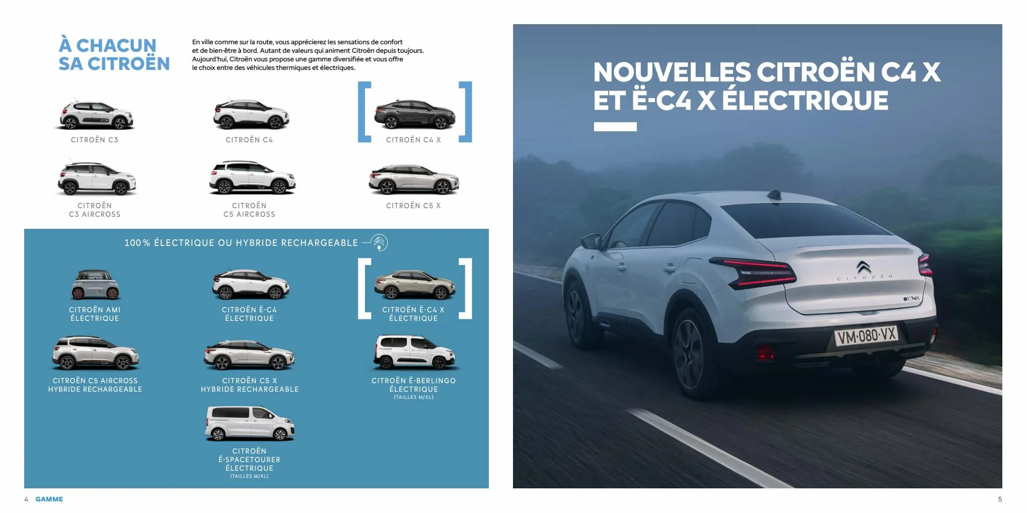 Catalogue Citroën NOUVELLE C4 X, page 00003