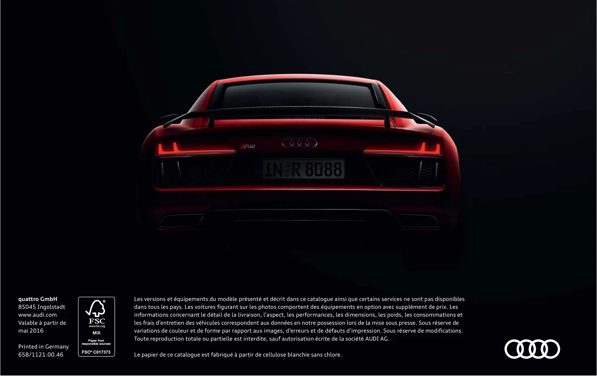 Catalogue Audi R8, page 00112