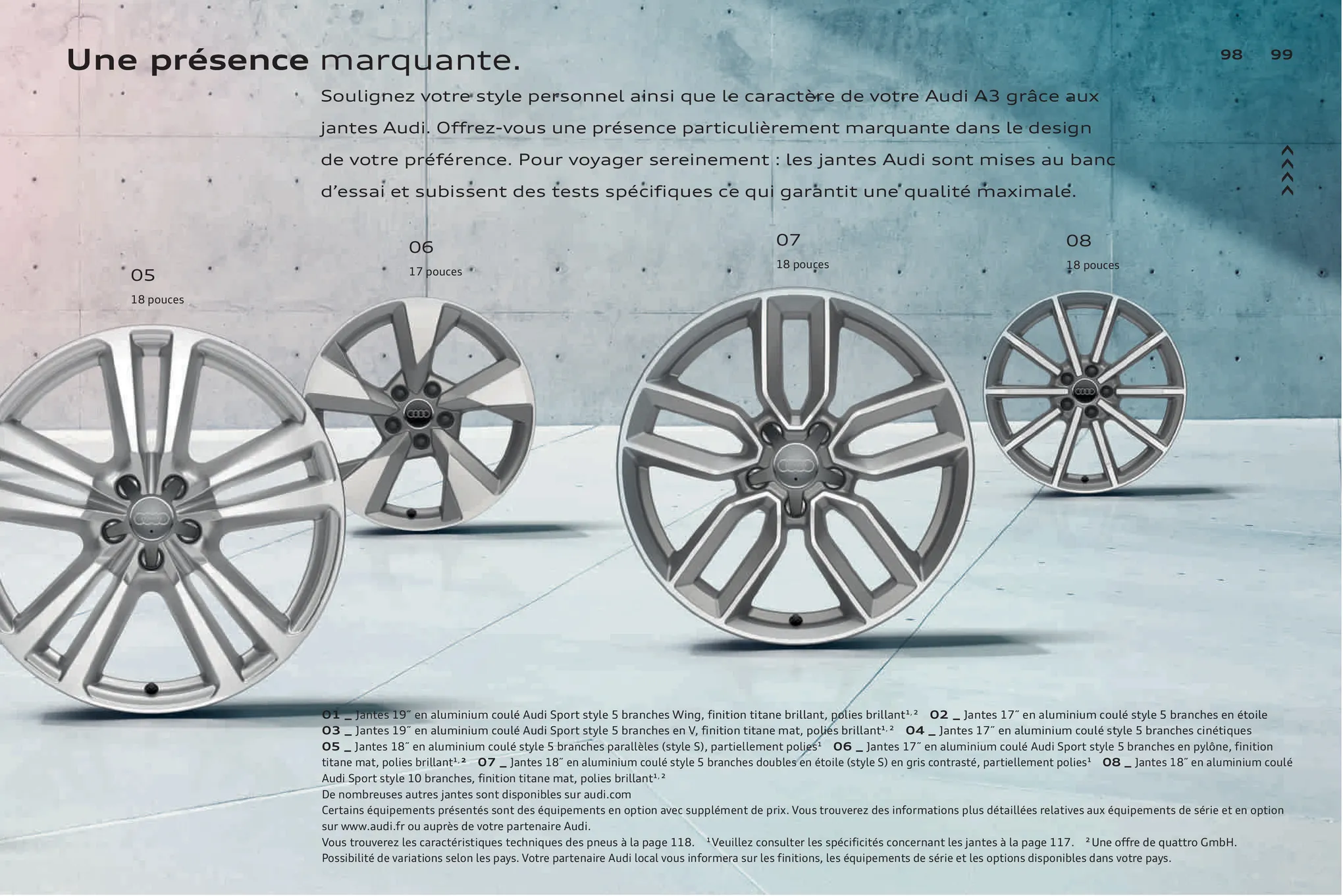 Catalogue Audi A3 S3, page 00099