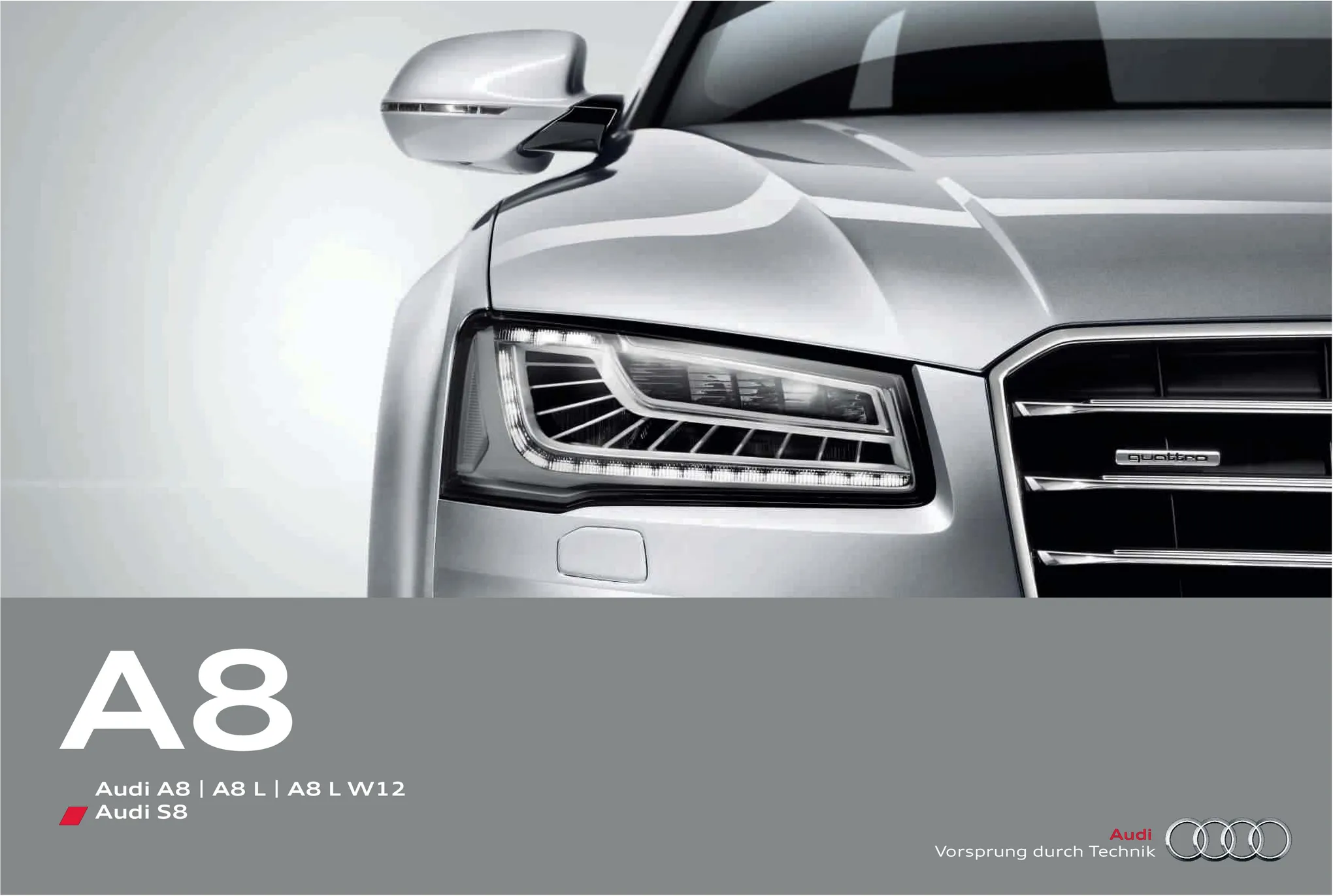 Catalogue Audi A8, page 00001