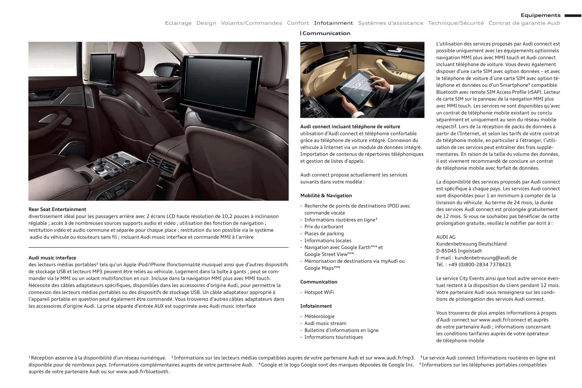 Catalogue Audi A8, page 00111