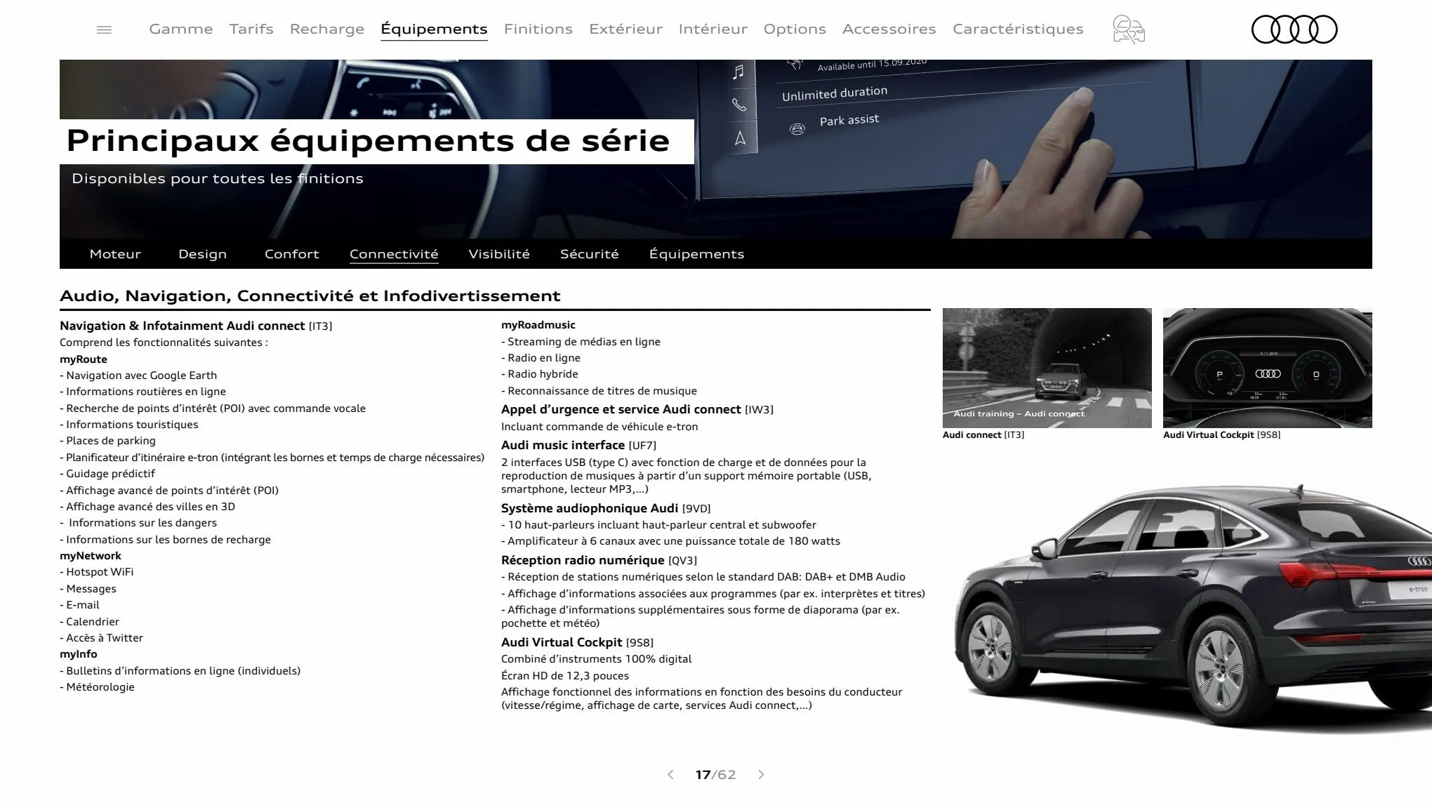 Catalogue Audi e-tron, page 00017