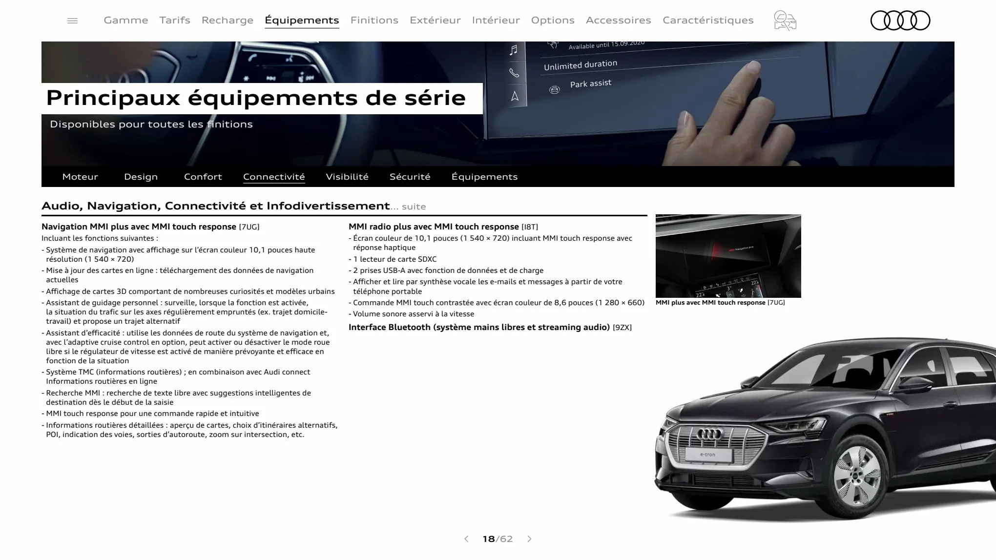 Catalogue Audi e-tron, page 00018
