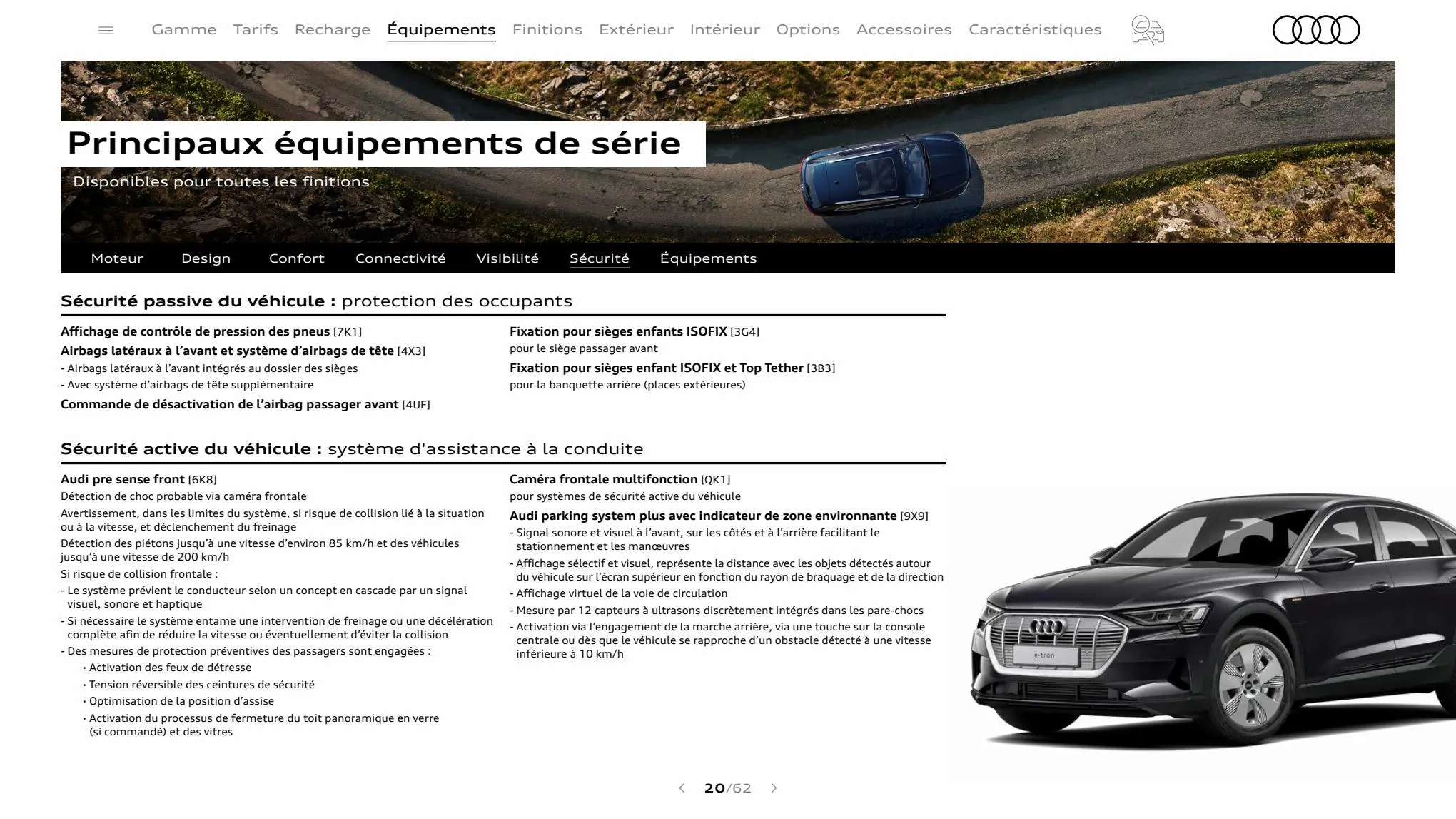 Catalogue Audi e-tron, page 00020