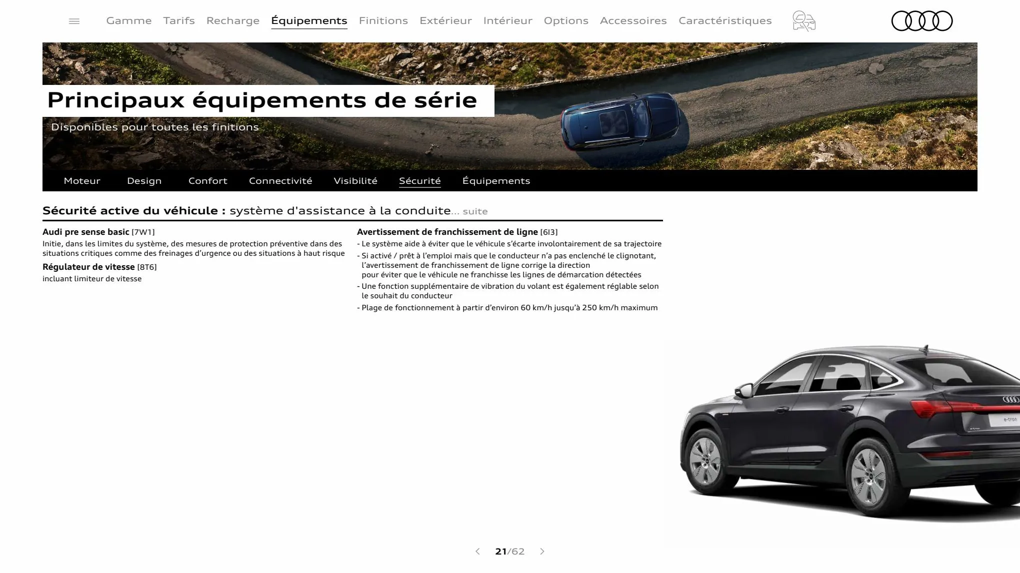Catalogue Audi e-tron, page 00021