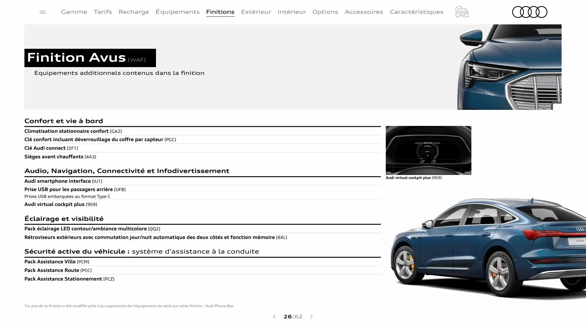 Catalogue Audi e-tron, page 00026