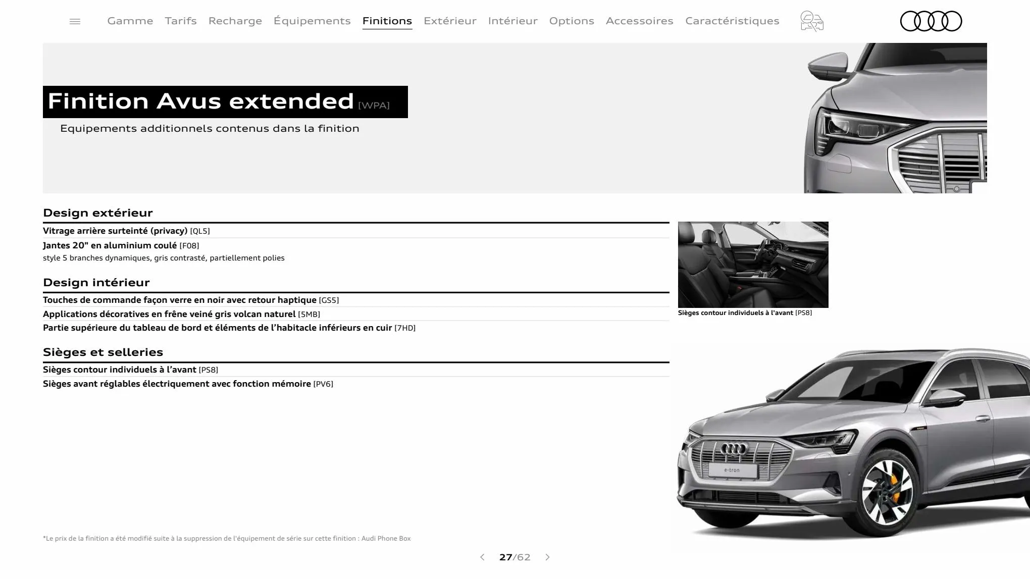 Catalogue Audi e-tron, page 00027