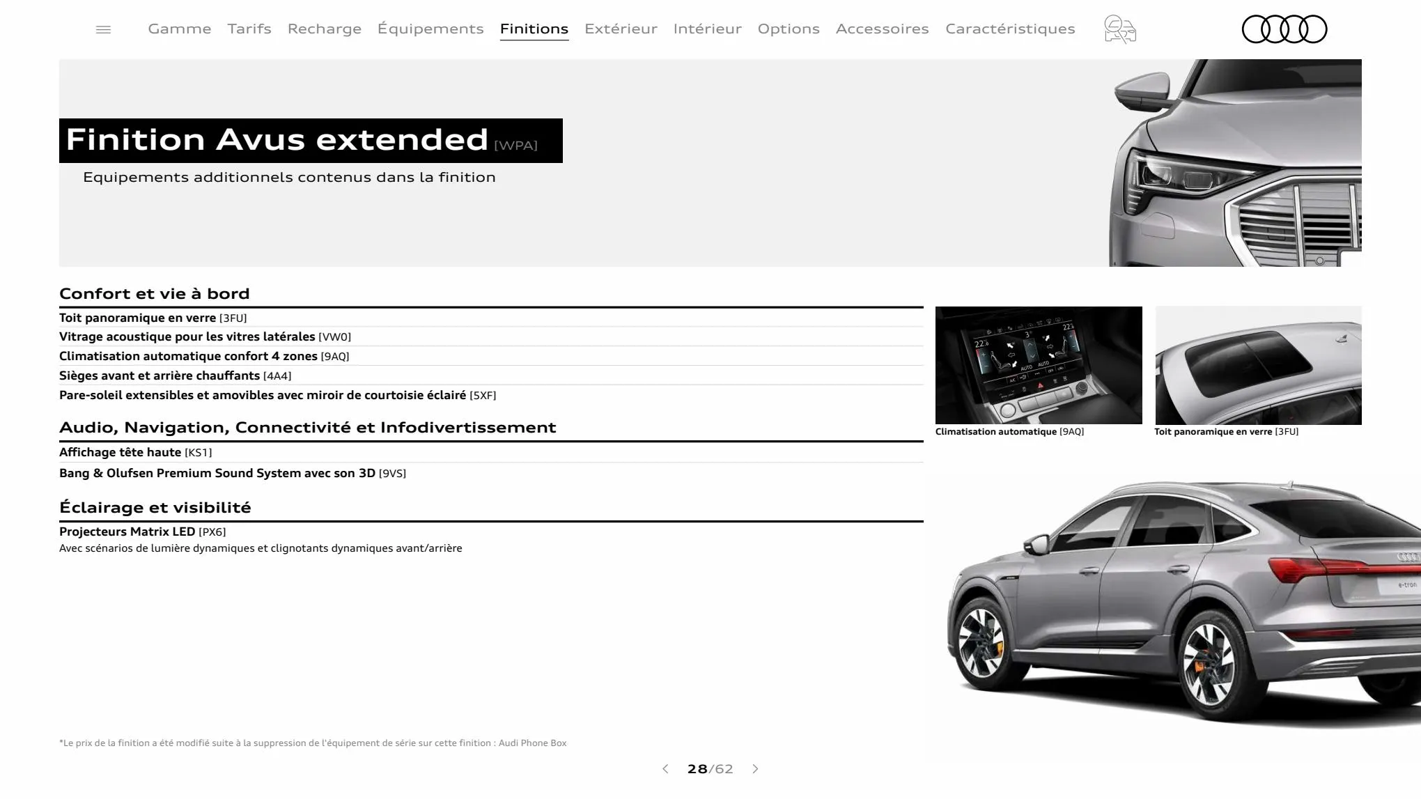 Catalogue Audi e-tron, page 00028
