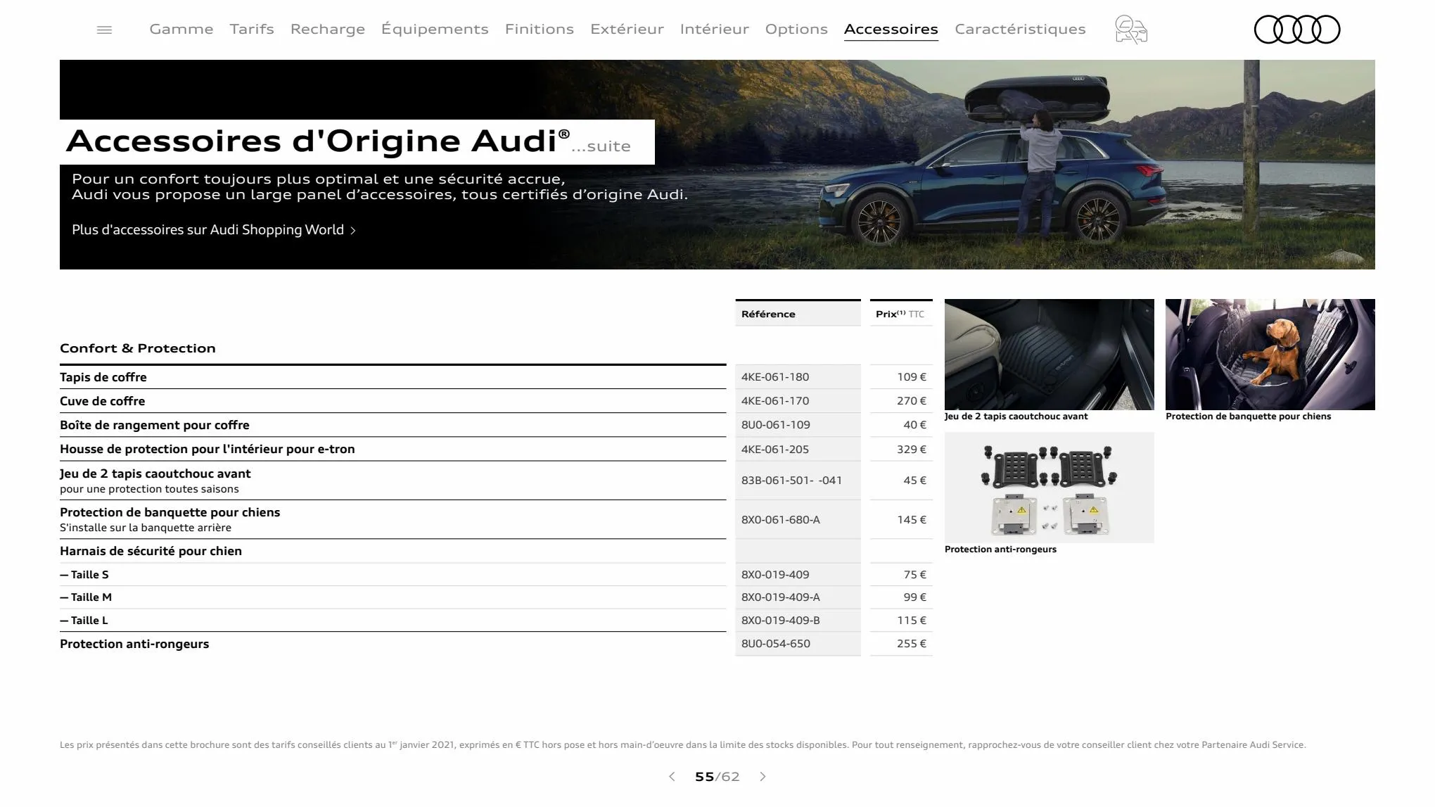 Catalogue Audi e-tron, page 00055