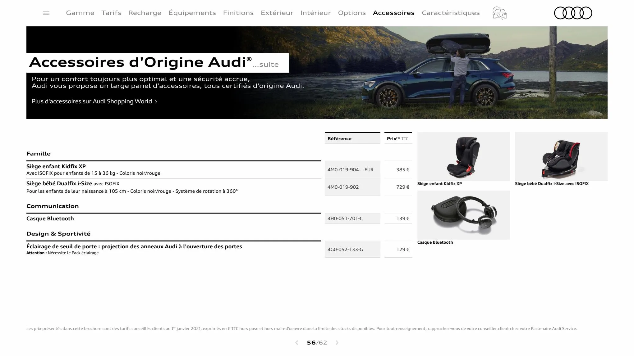 Catalogue Audi e-tron, page 00056