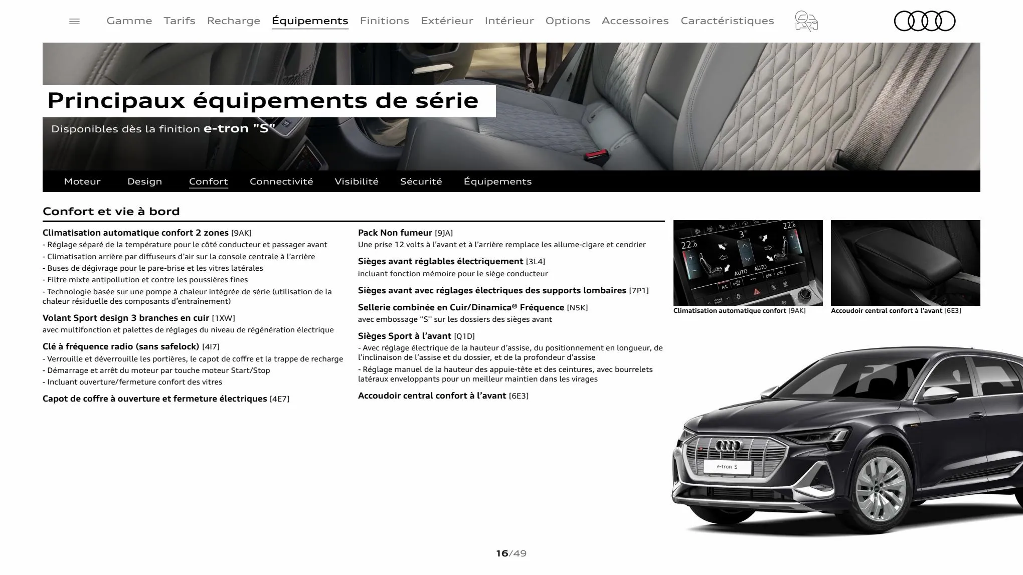 Catalogue Audi e-tron S, page 00016