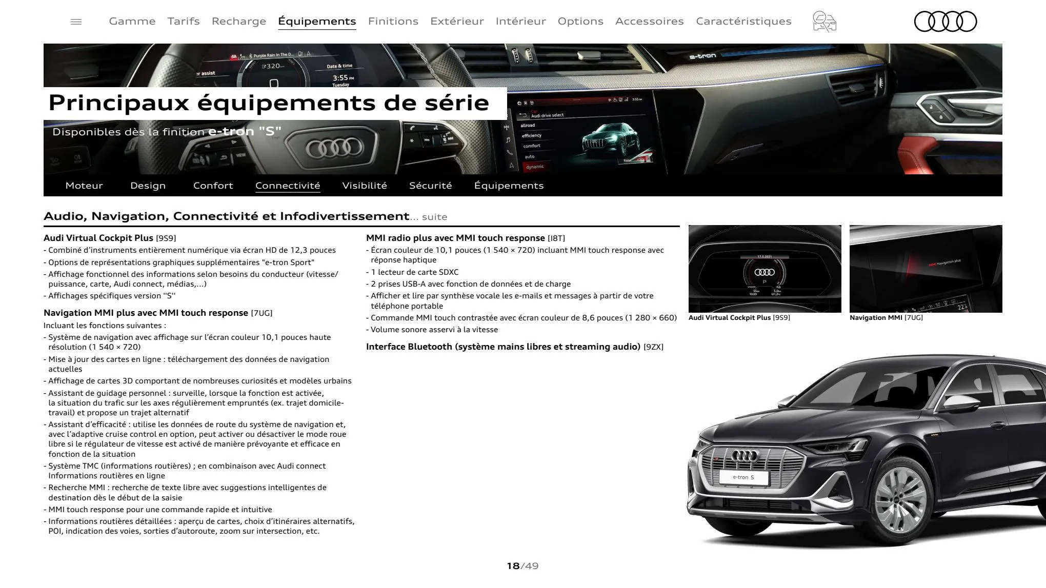 Catalogue Audi e-tron S, page 00018
