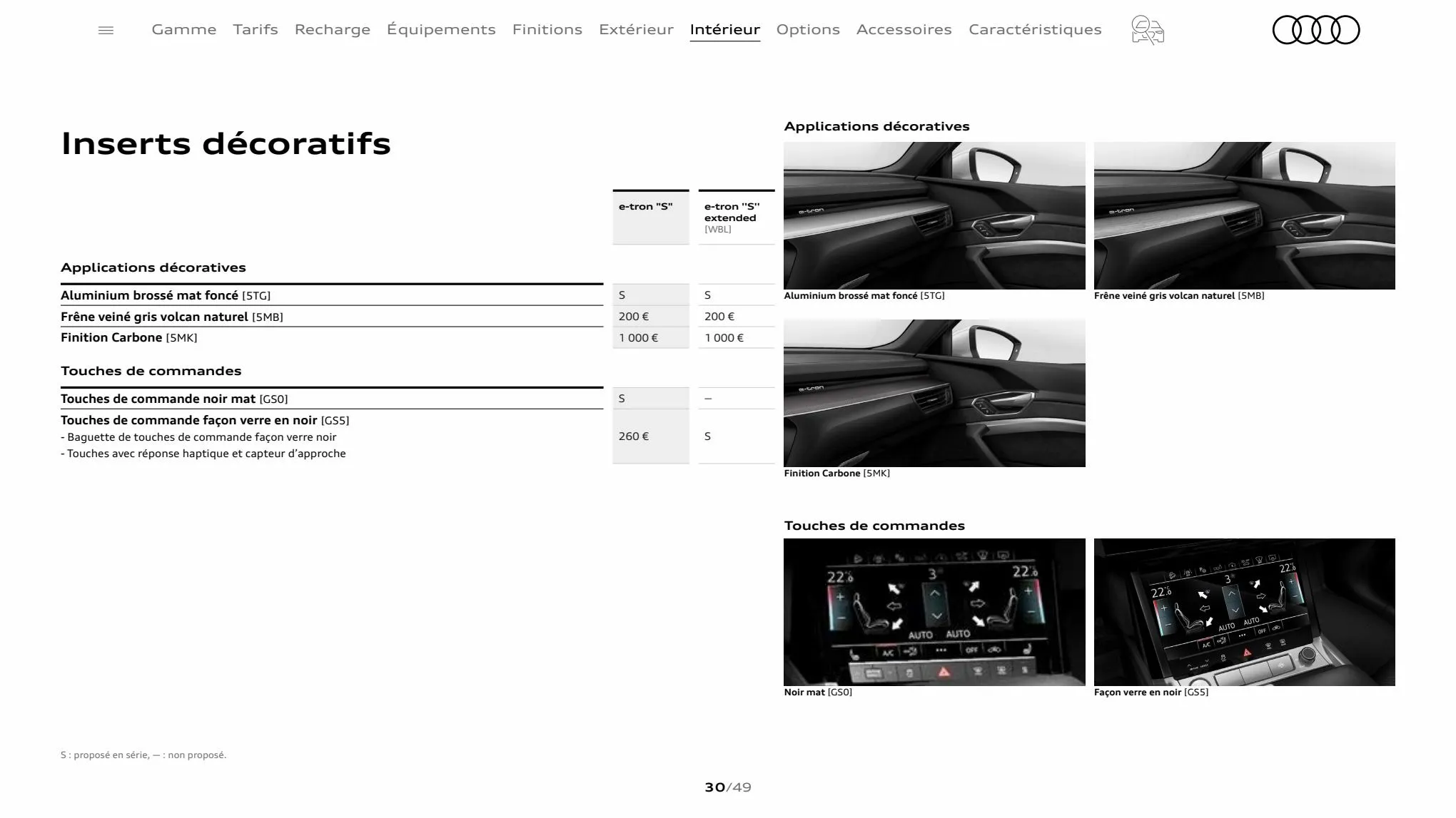 Catalogue Audi e-tron S, page 00030
