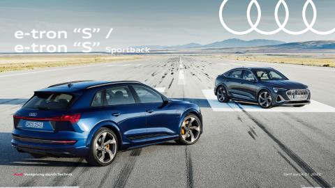 Catalogue Audi | Audi e-tron S | 07/04/2022 - 31/01/2023