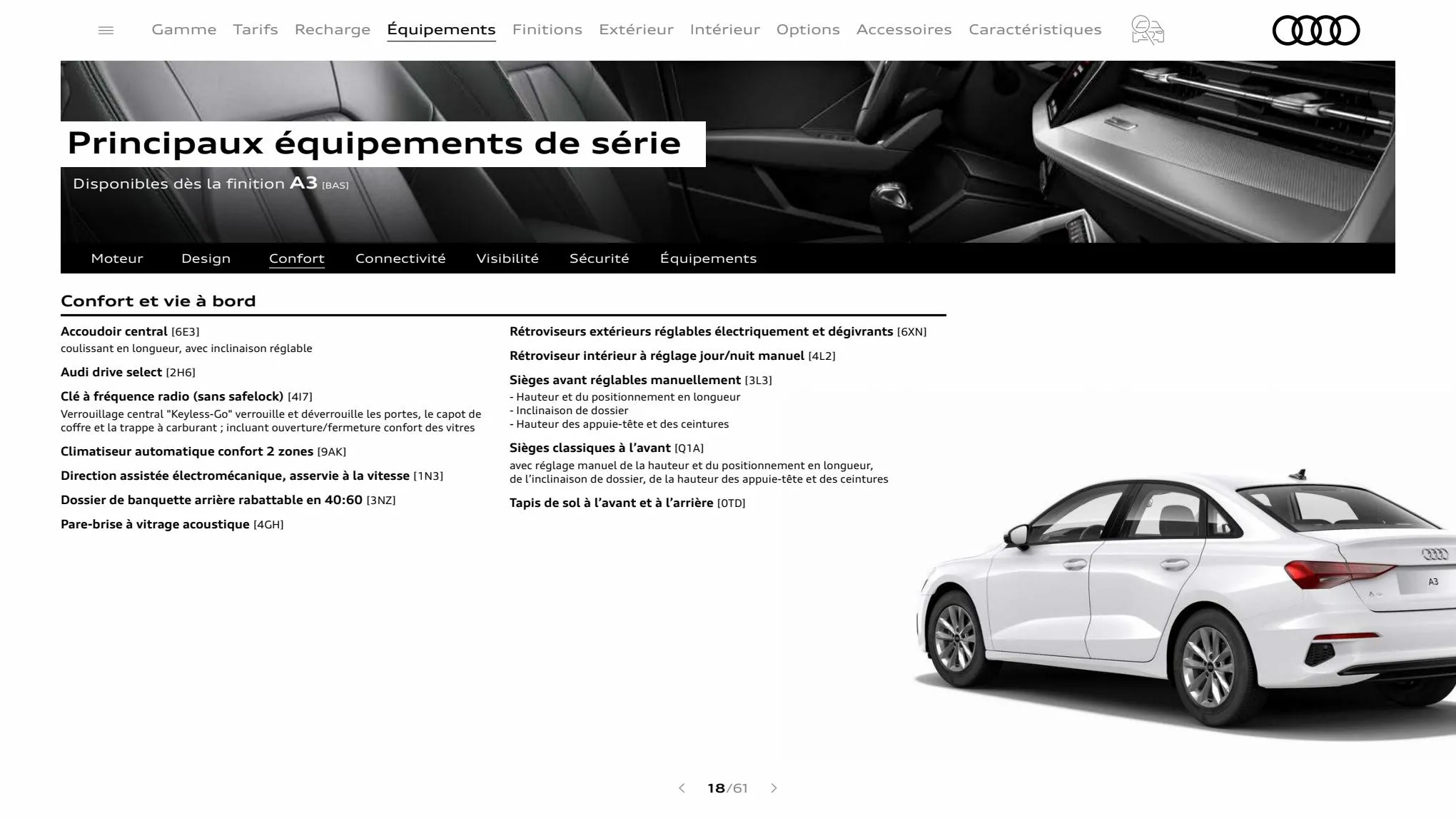 Catalogue A3 Sportback, page 00018