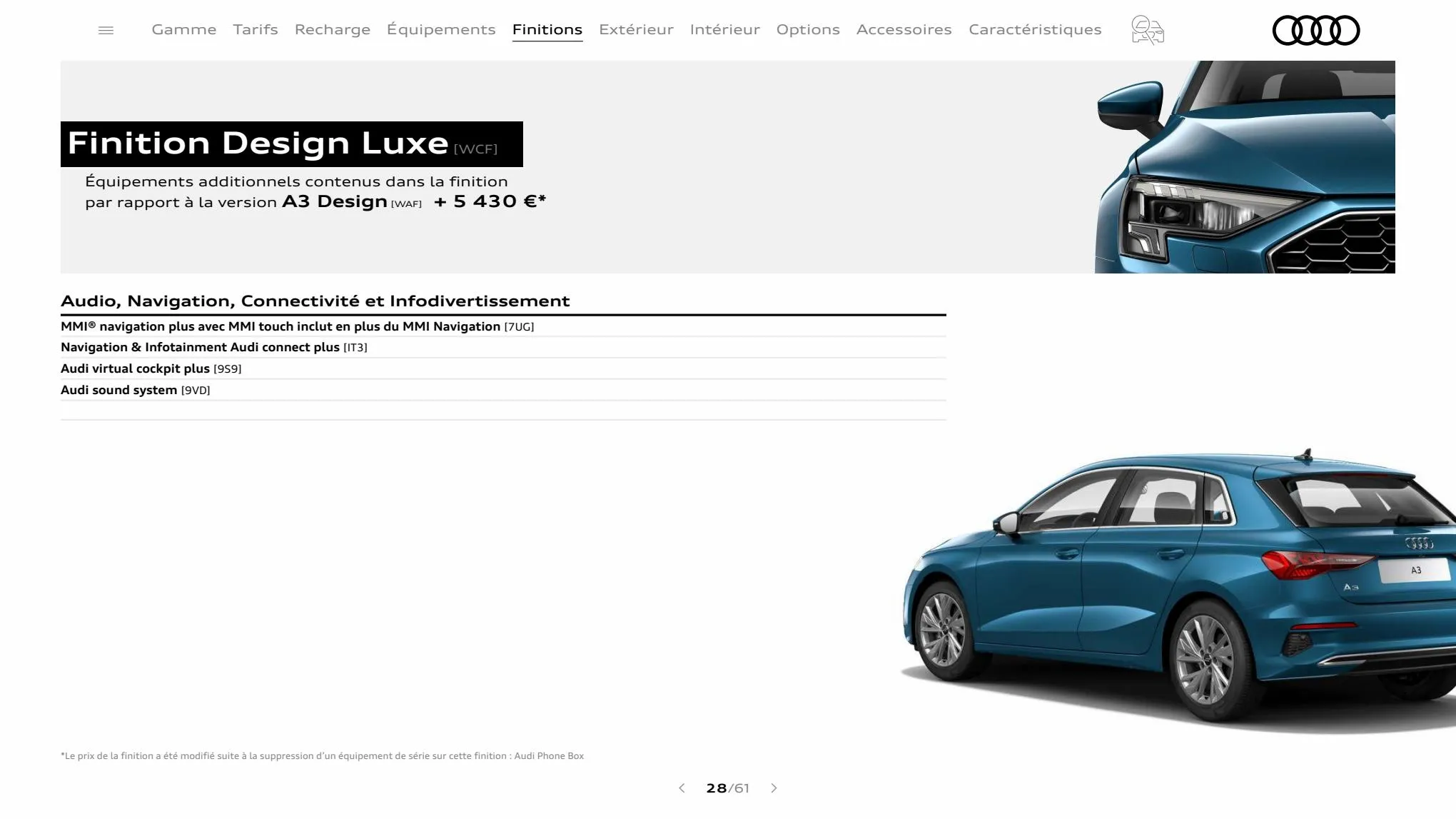 Catalogue A3 Sportback, page 00028