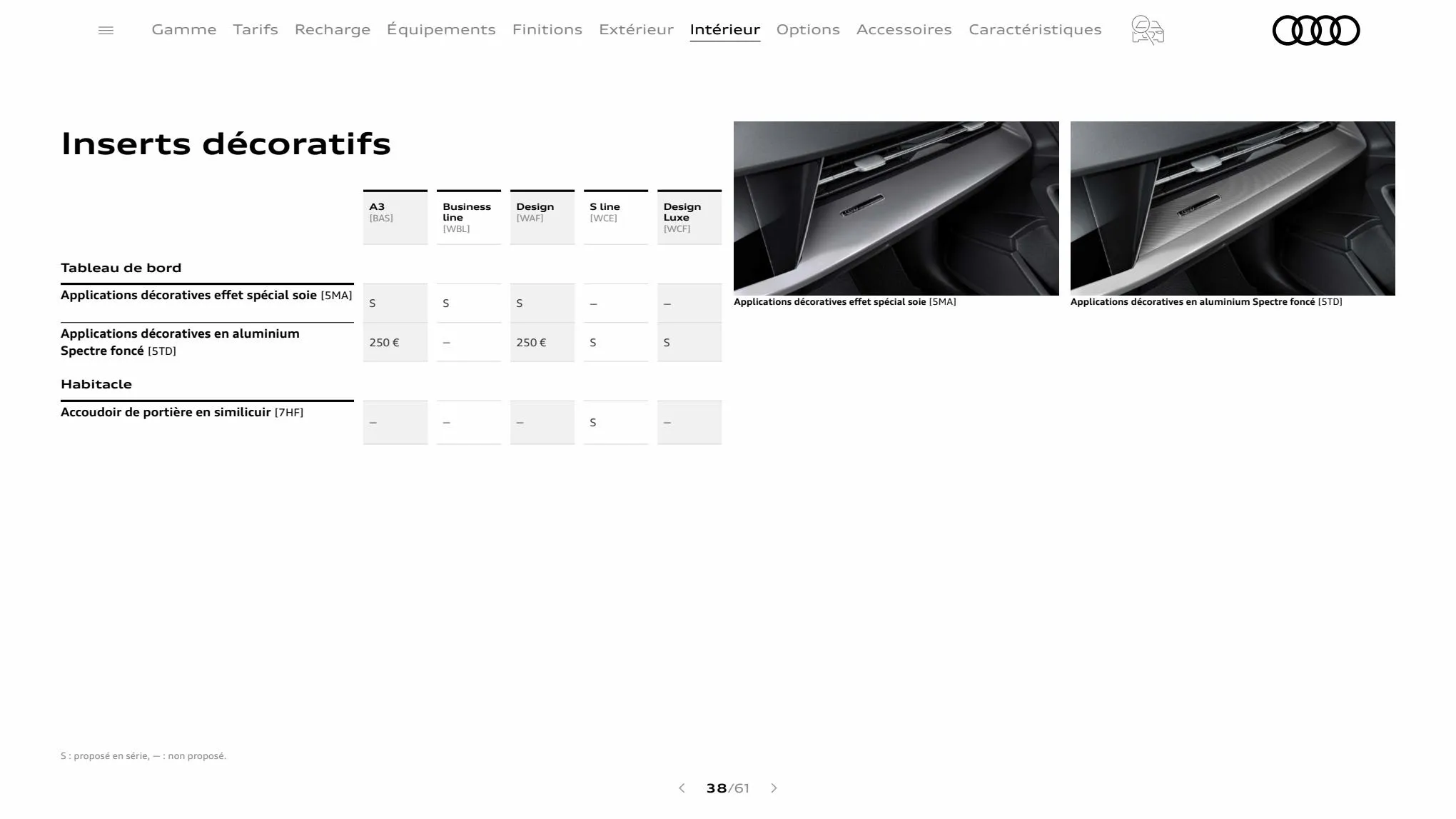 Catalogue A3 Sportback, page 00038