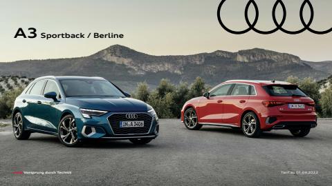 Catalogue Audi | A3 Sportback | 07/04/2022 - 31/01/2023