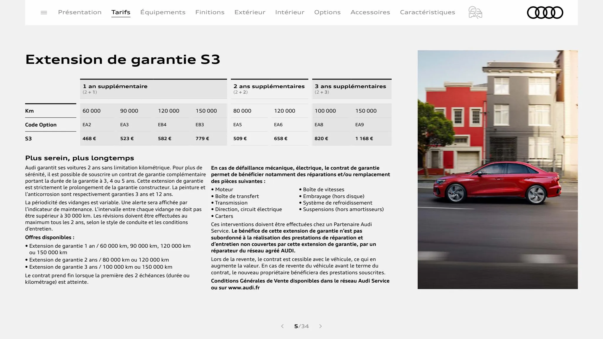 Catalogue S3 Sportback, page 00005