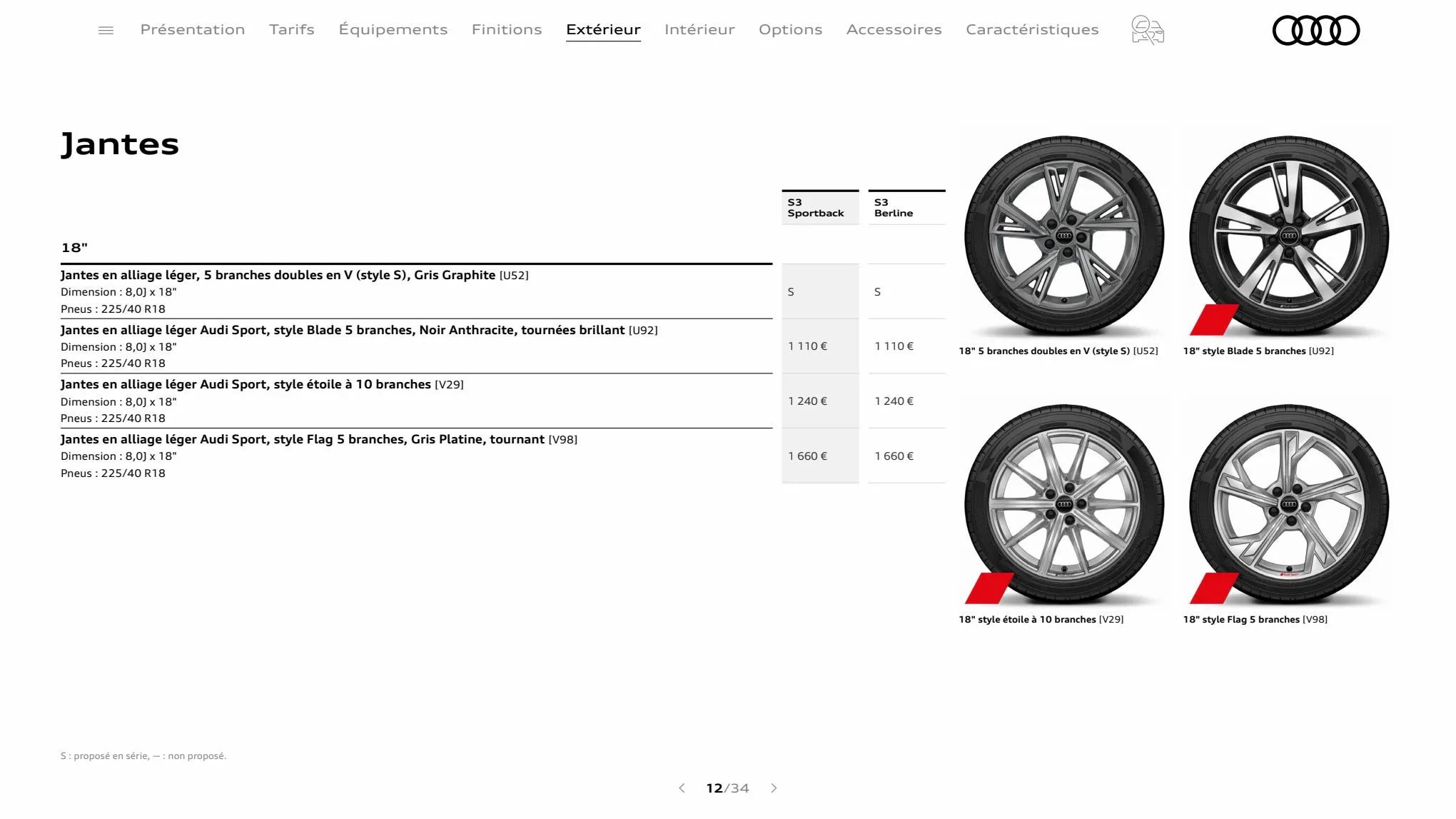 Catalogue S3 Sportback, page 00012