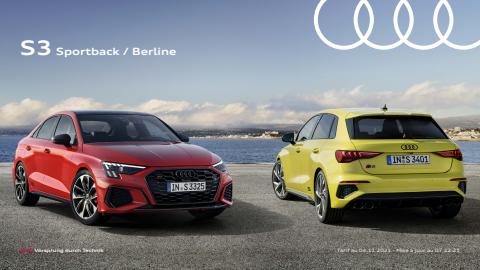Catalogue Audi | S3 Sportback | 07/04/2022 - 31/01/2023
