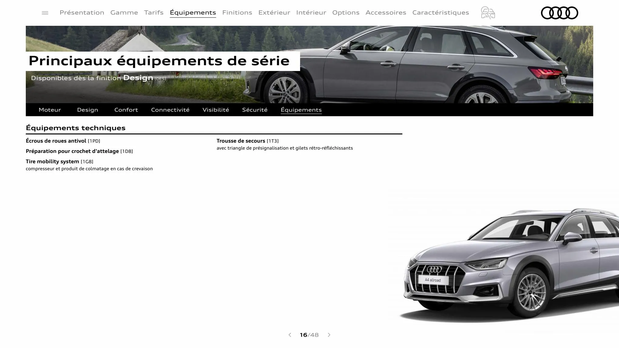 Catalogue A4 allroad quattro, page 00016