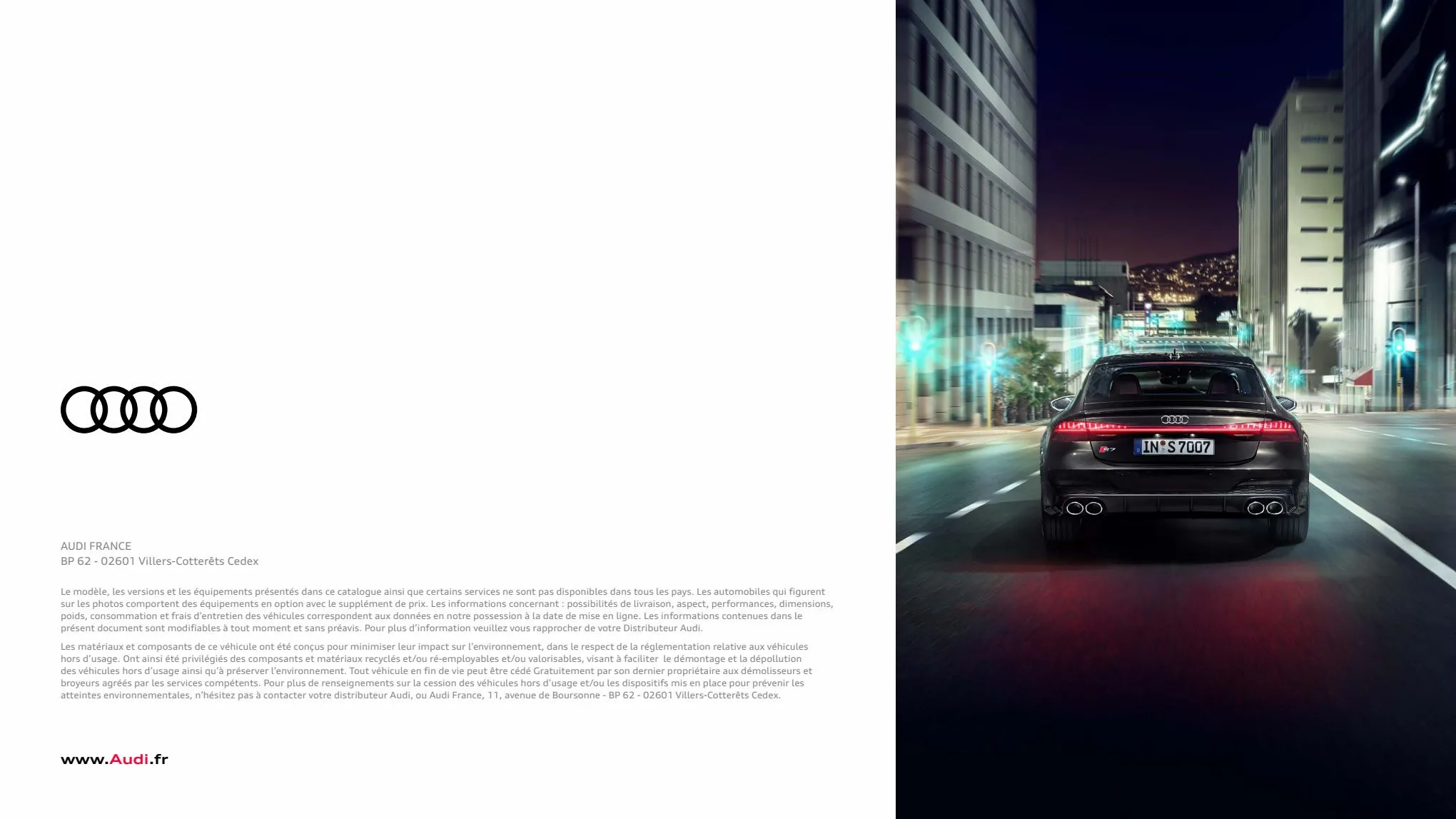 Catalogue S7 Sportback, page 00043