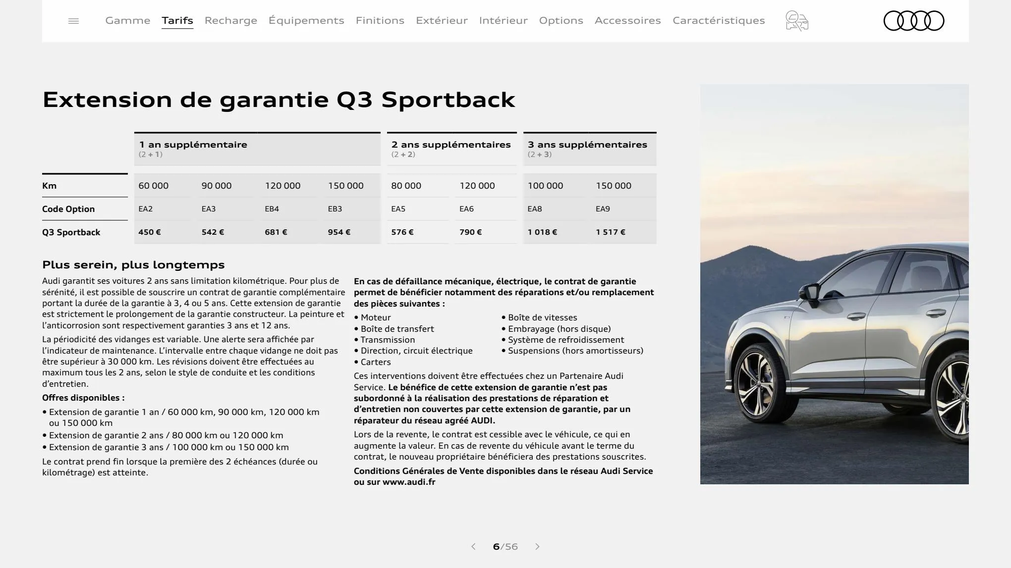 Catalogue Q3 Sportback, page 00006