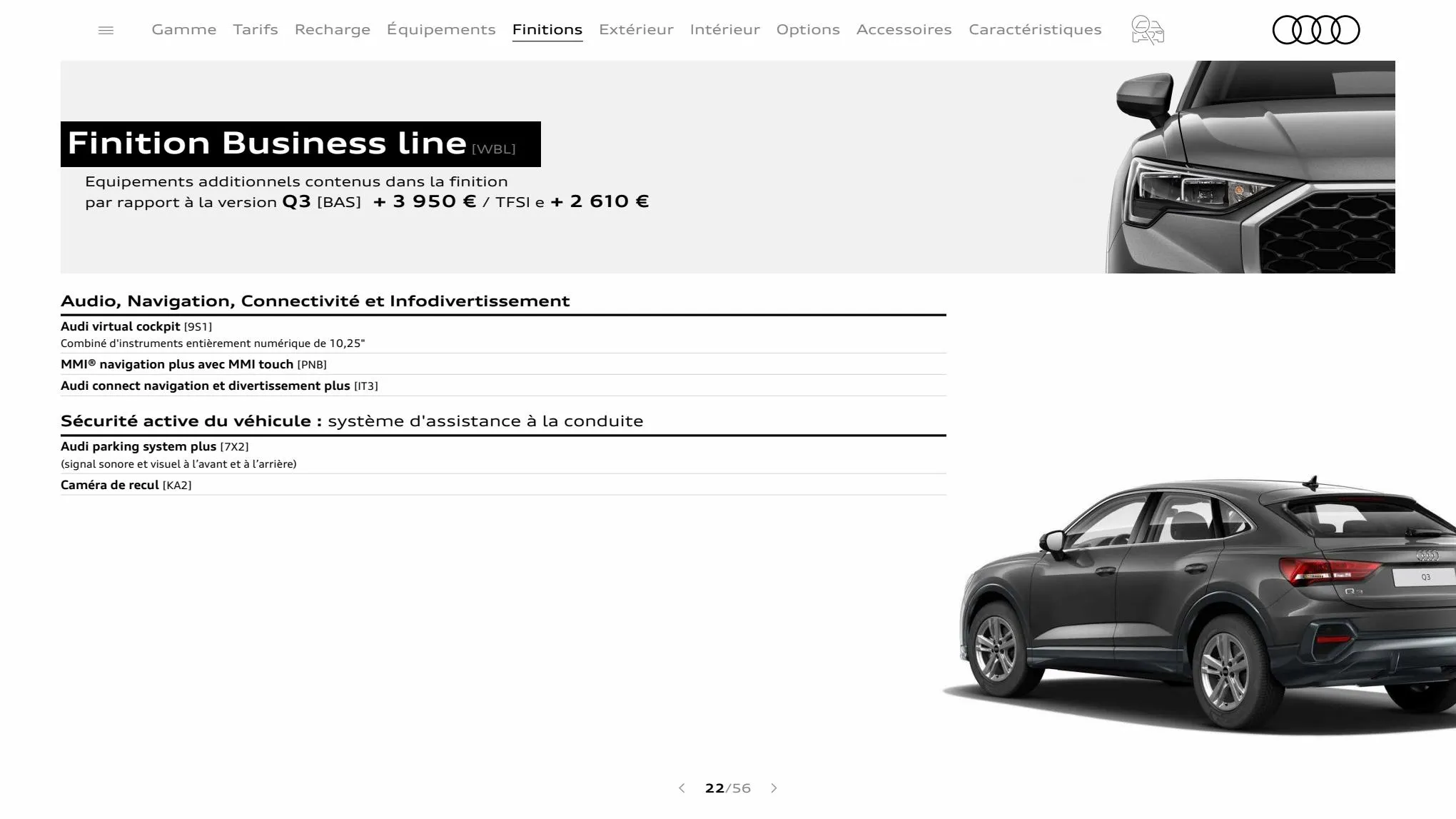 Catalogue Q3 Sportback, page 00022