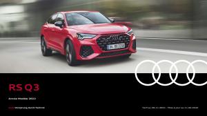 Catalogue Audi | RS Q3 | 07/04/2022 - 31/01/2023