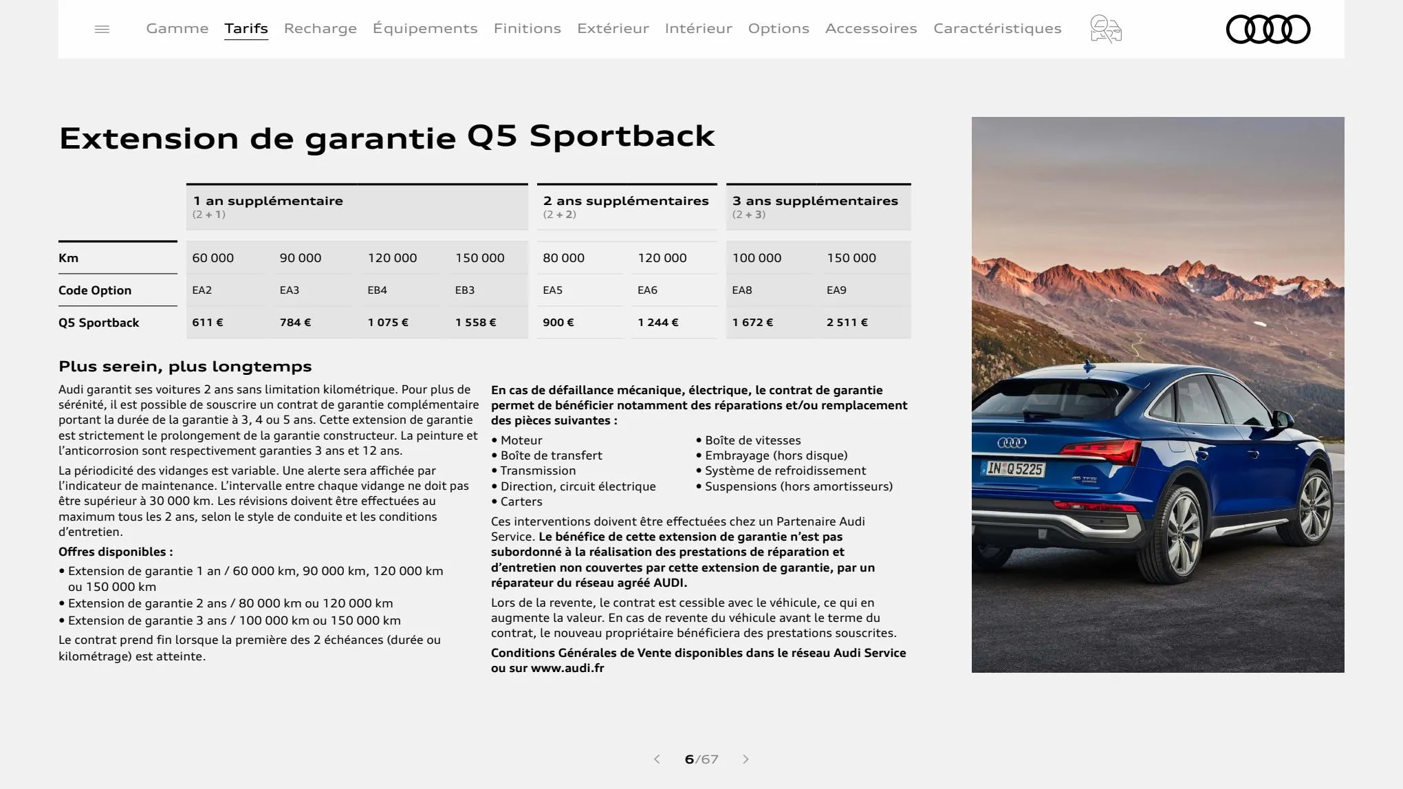Catalogue Q5 Sportback, page 00006