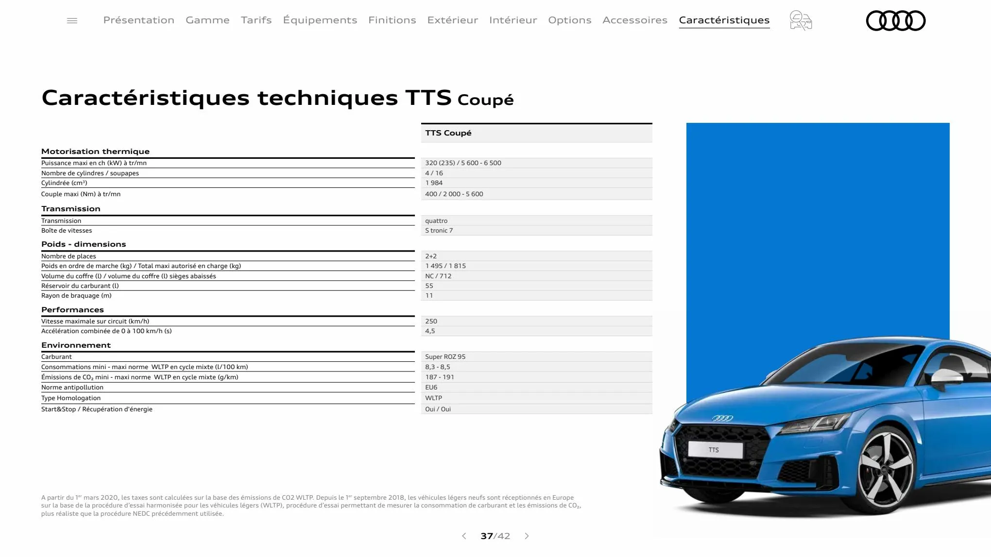 Catalogue TTS Coupé, page 00037