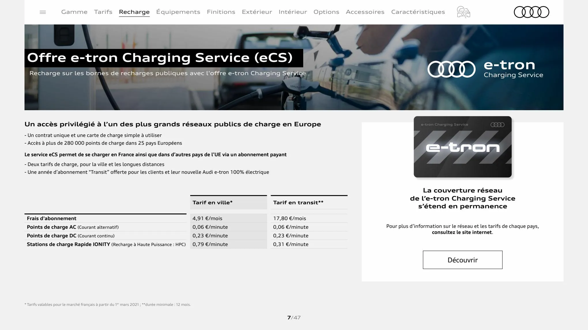 Catalogue Audi RS e-tron GT, page 00007