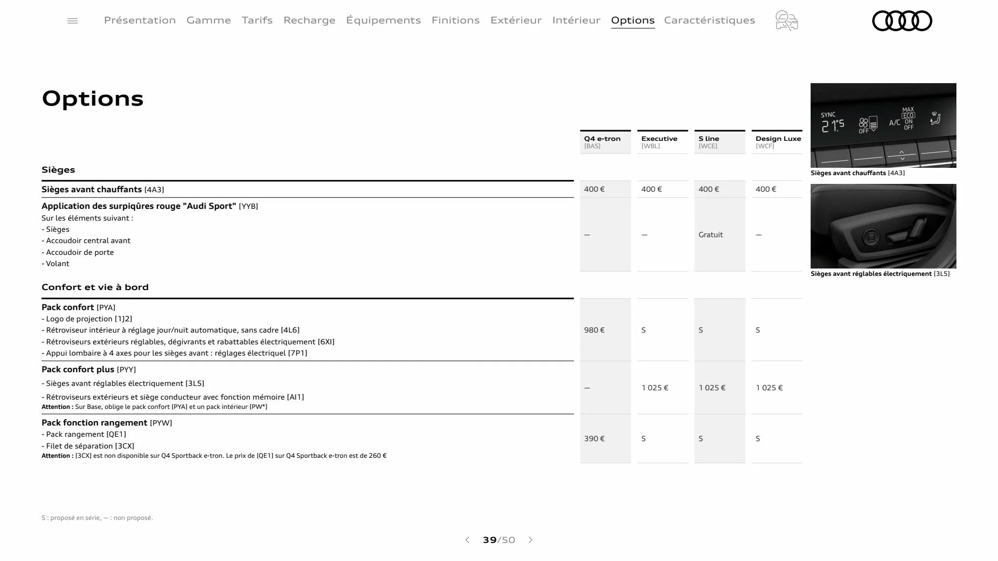 Catalogue Q4 e-tron, page 00039